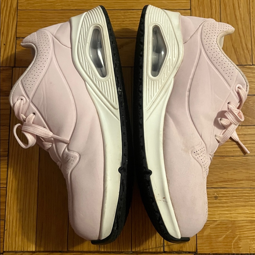 Stylish Pink Heart Composite Toe Work Shoe - Picture 2 of 6